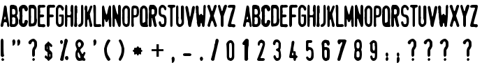 Stamp font