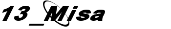 13_Misa font