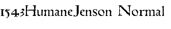 download 1543HumaneJenson Normal font