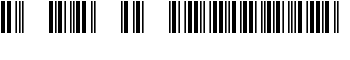 3 of 9 Barcode font