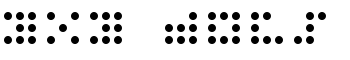 3x3 dots font