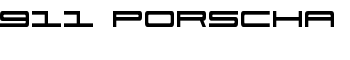 911 Porscha font