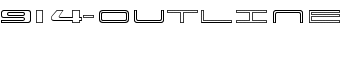 914-OUTLINE font