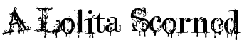 A Lolita Scorned font