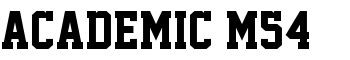 Academic M54 font