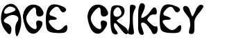 download Ace Crikey font