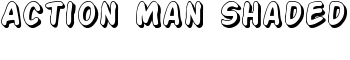 Action Man Shaded font