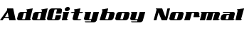 download AddCityboy Normal font