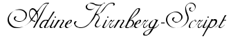 AdineKirnberg-Script font