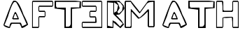 Aftermath font