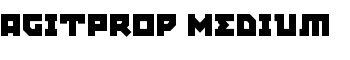 AgitProp Medium font