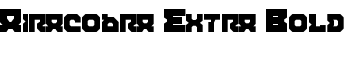 Airacobra Extra Bold font