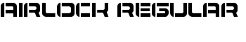 Airlock Regular font