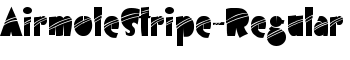 AirmoleStripe-Regular font