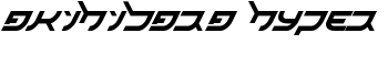 download akihibara hyper font