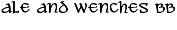 download Ale and Wenches BB font