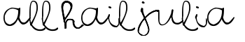 download All Hail Julia font