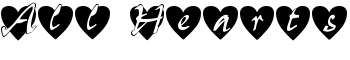 All Hearts font