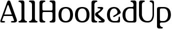 download AllHookedUp font