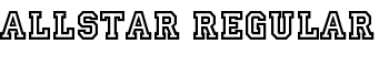 Allstar Regular font