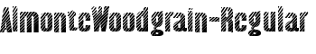 AlmonteWoodgrain-Regular font