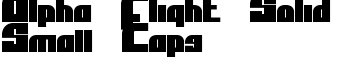 Alpha Flight Solid Small Caps font