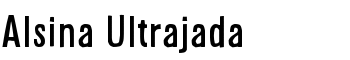 download Alsina Ultrajada font