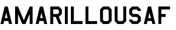 AmarilloUSAF font