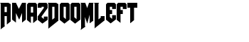 AmazDooMLeft font