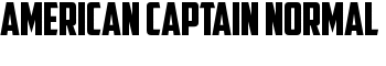 download American Captain Normal font