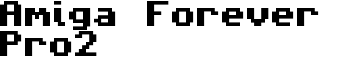 Amiga Forever Pro2 font