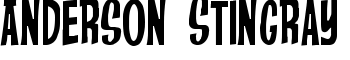 Anderson Stingray font