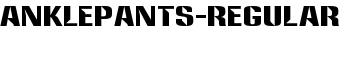 Anklepants-Regular font
