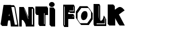 download anti folk font