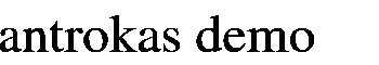 antrokas demo font