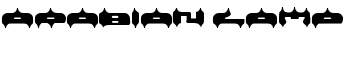 ARABIAN LAMP font