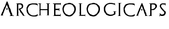 Archeologicaps font