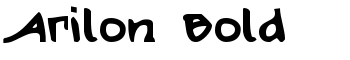 Arilon Bold font