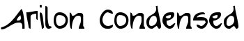 Arilon Condensed font