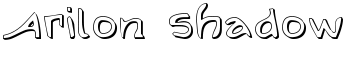 Arilon Shadow font