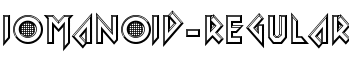 Iomanoid-Regular font