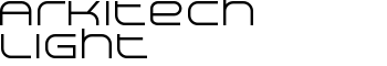 Arkitech Light font