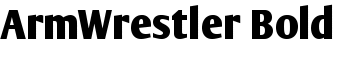 download ArmWrestler Bold font