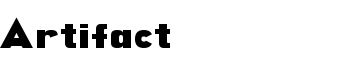 Artifact font