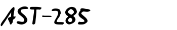 AST-285 font