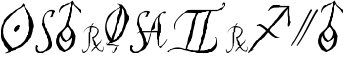 AstroScript font