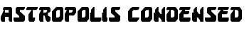 Astropolis Condensed font