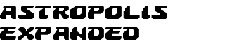 download Astropolis Expanded font