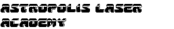 Astropolis Laser Academy font