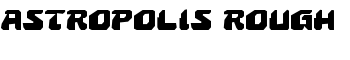 download Astropolis Rough font